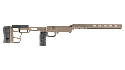 Das LSS Gen3 Kit für die Tikka T1X bietet dir eine leichte, modulare MDT Chassis-Lösung mit verbesserter Ergonomie und Anpassungsfähigkeit für präzises Schießen.